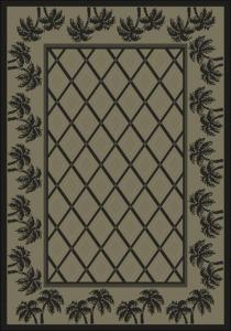 Palm Trellis Black