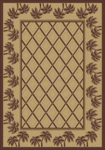 Palm Trellis Brown